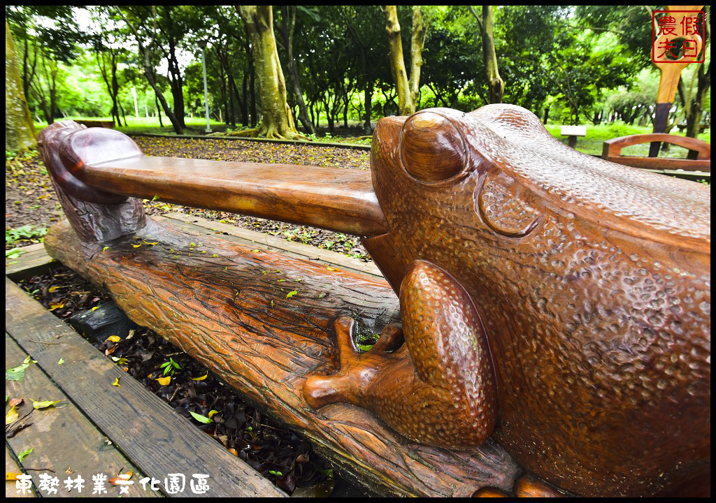 台中景點 | 東勢國際木雕藝術暨林業文化園區．超大的生態荷花池免費參觀/賞花秘境/鳳凰花/一日遊 @假日農夫愛趴趴照