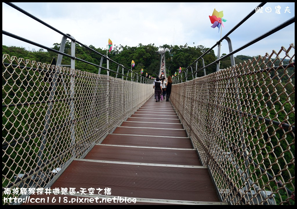 【南投旅遊】南投猴探井遊憩區-天空之橋‧​紫色浪漫愛情花季 @假日農夫愛趴趴照