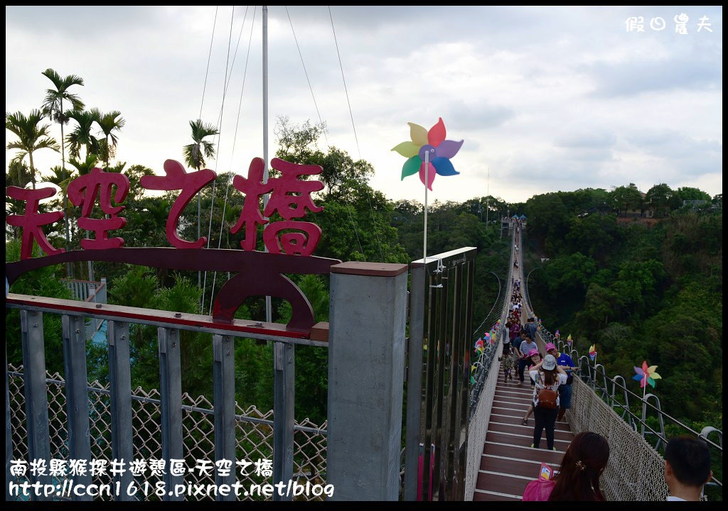 【南投旅遊】南投猴探井遊憩區-天空之橋‧​紫色浪漫愛情花季 @假日農夫愛趴趴照