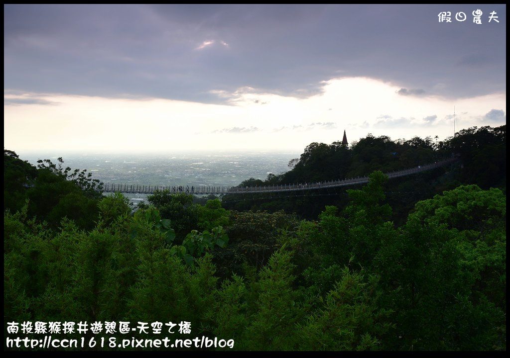 【南投旅遊】南投猴探井遊憩區-天空之橋‧​紫色浪漫愛情花季 @假日農夫愛趴趴照