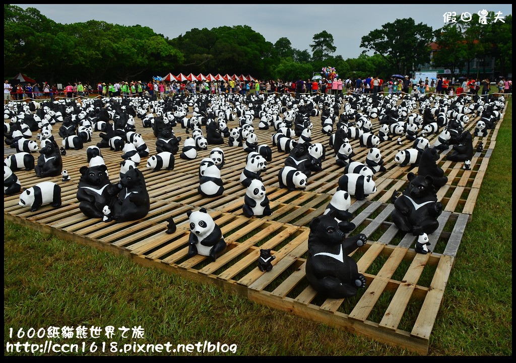 【活動】1600紙貓熊世界之旅‧萌翻中興新村 @假日農夫愛趴趴照