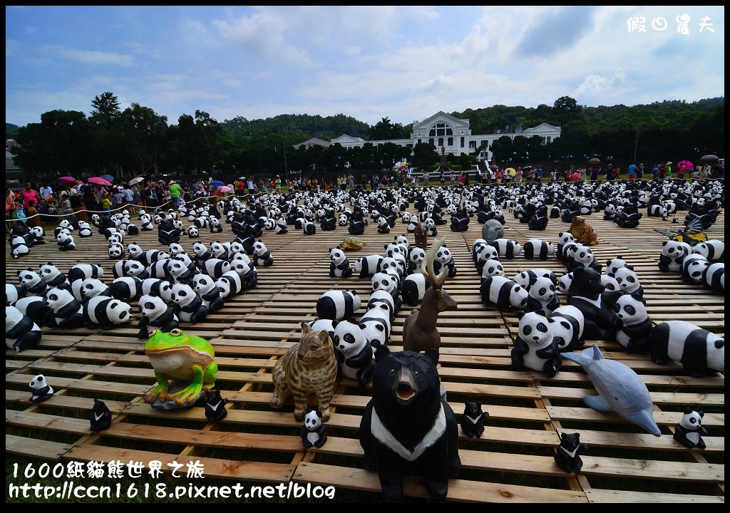 【活動】1600紙貓熊世界之旅‧萌翻中興新村 @假日農夫愛趴趴照