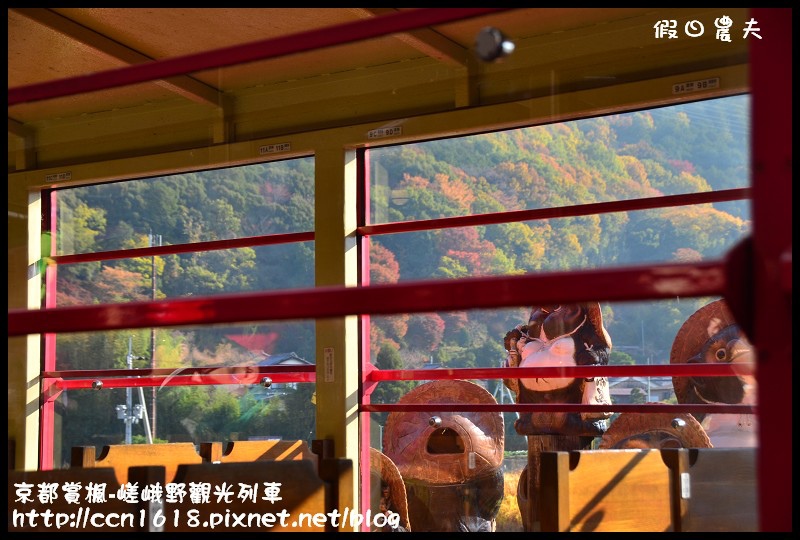 【日本旅遊】京都大阪賞楓自由行‧嵐山嵯峨野トロッコ觀光列車‧楓光明媚 @假日農夫愛趴趴照