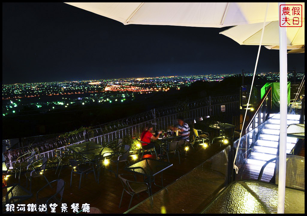 【彰化餐廳】銀河鐵道望景餐廳．免出國就能吃美食賞百萬夜景/情侶約會的好所在/觀賞高鐵視野最佳景點/一日遊/親子餐廳 @假日農夫愛趴趴照