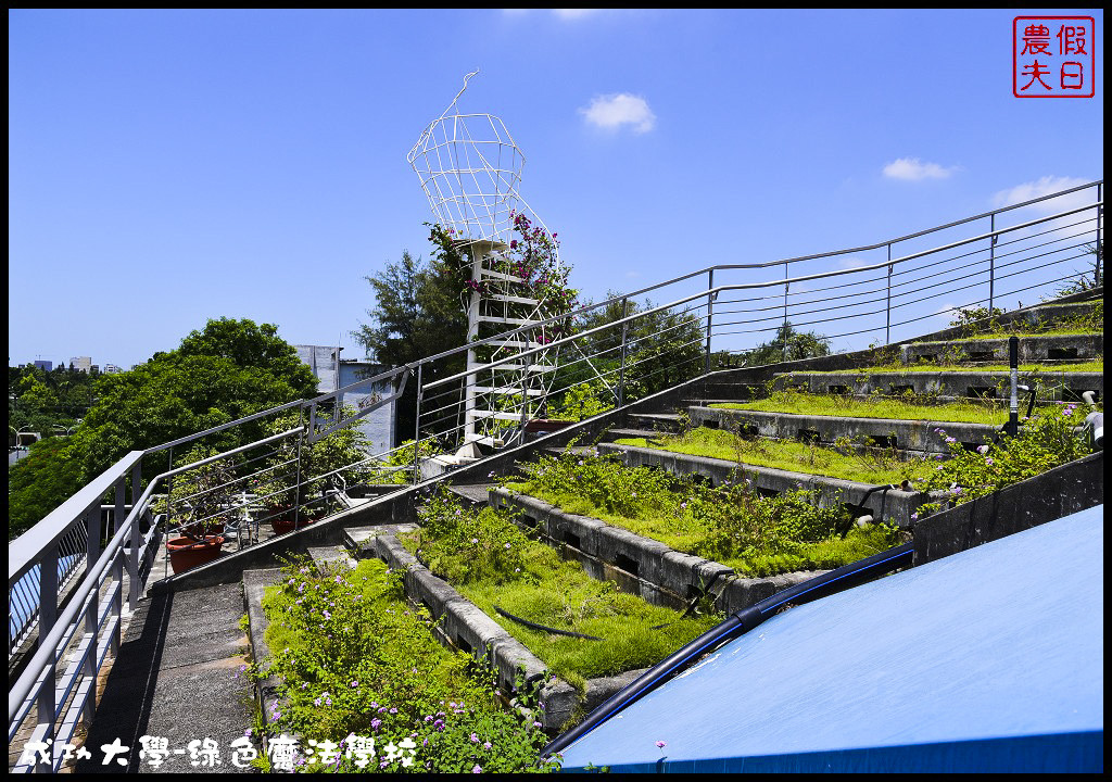 【台南旅遊】成功大學力行校區綠色魔法學校．世界第一節能超級綠建築/諾亞方舟/鐵達尼號/免費參觀/一日遊 @假日農夫愛趴趴照