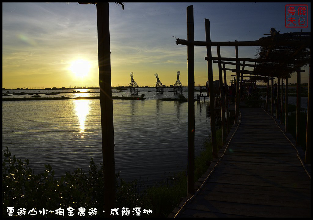 【雲林旅遊】雲遊山水~掏金農遊．口湖成龍溼地水核心的夕陽美景永留心中/梅姬颱風/賞鳥/一日遊 @假日農夫愛趴趴照