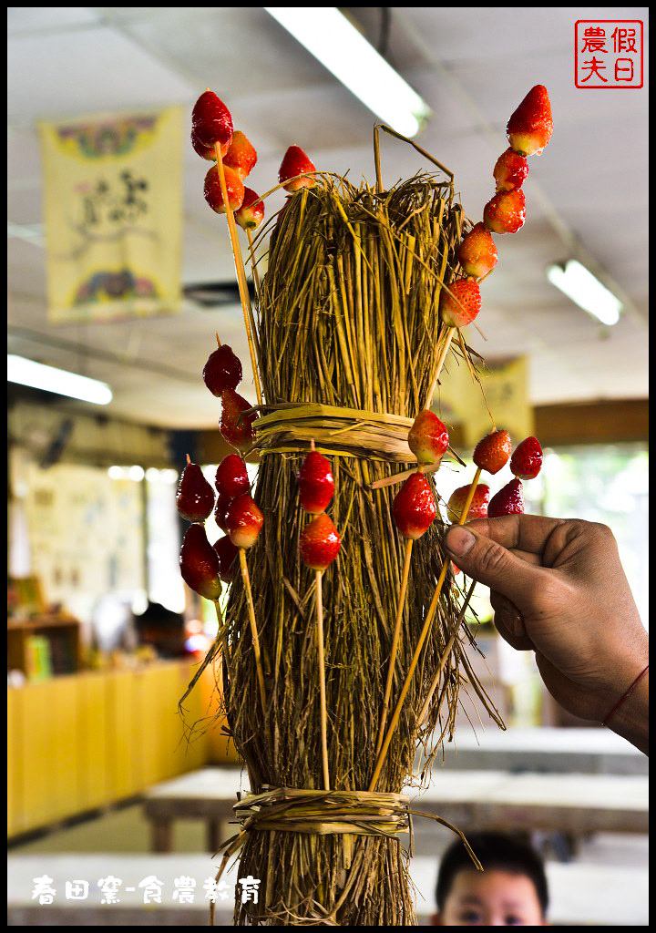 苗栗景點|三義春田窯陶藝休閒渡假園區．食農教育有趣又好玩/草莓糖葫蘆DIY @假日農夫愛趴趴照