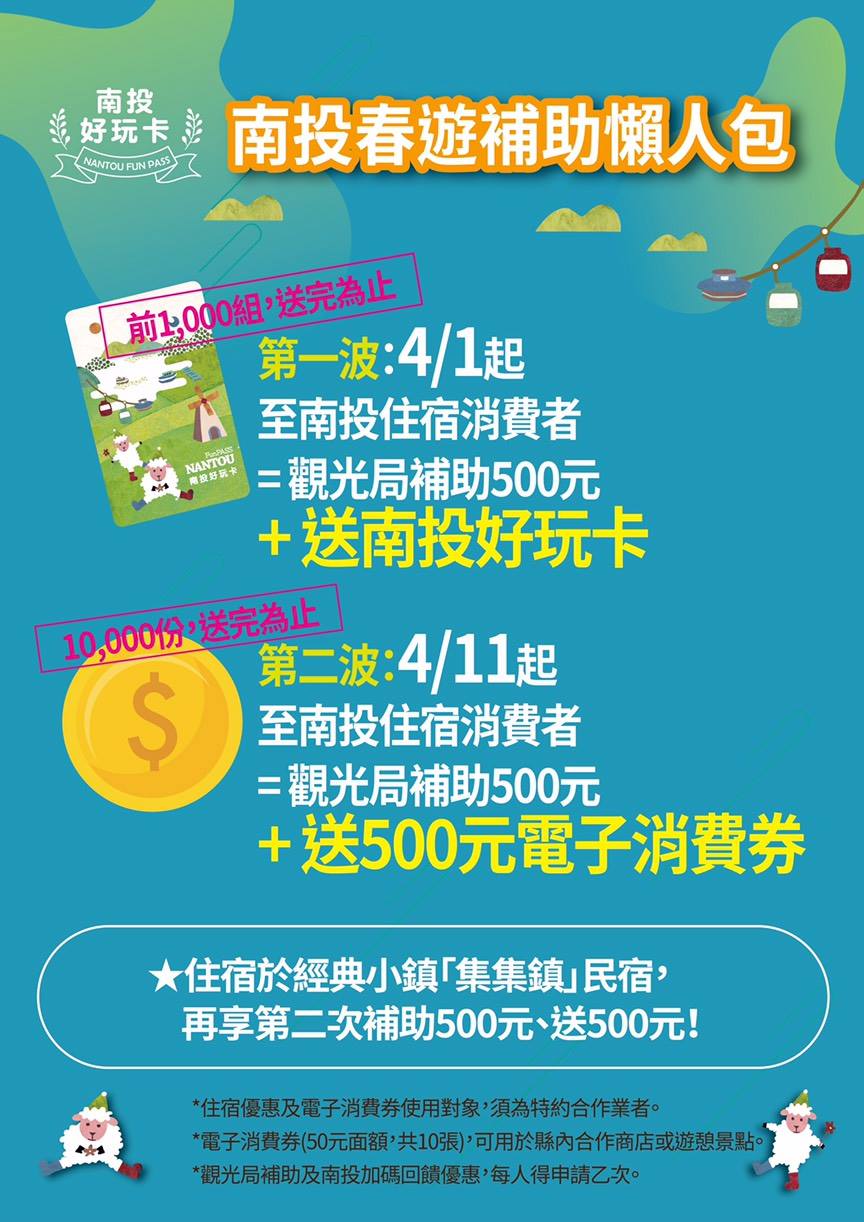 2019春季旅遊補助懶人包．春遊補助全攻略/南投加碼搶先看 @假日農夫愛趴趴照