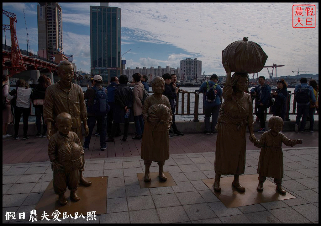 釜山景點推薦|影島大橋開橋秀．樂天百貨空中花園觀景台/免費夜景 @假日農夫愛趴趴照