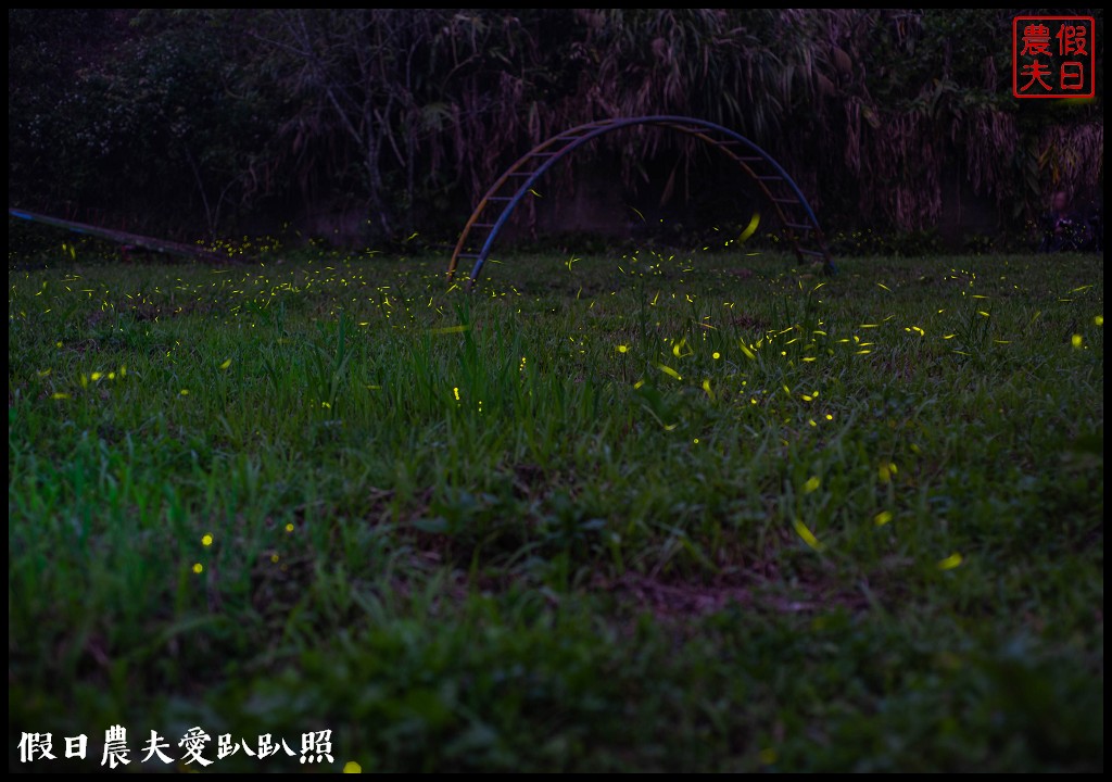 地上的星星照亮水社寮分校水社寮車站．螢火蟲拍攝紀錄 @假日農夫愛趴趴照