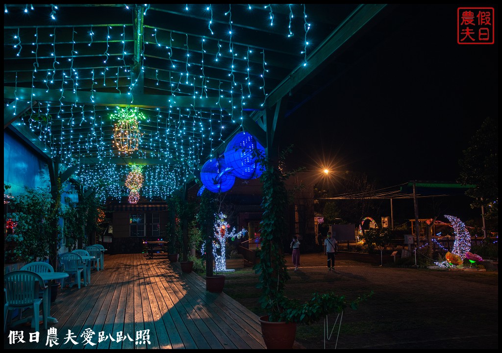 天空之橋假日開放夜間營運|珍珠項鍊掛在彰化平原夜景上 @假日農夫愛趴趴照