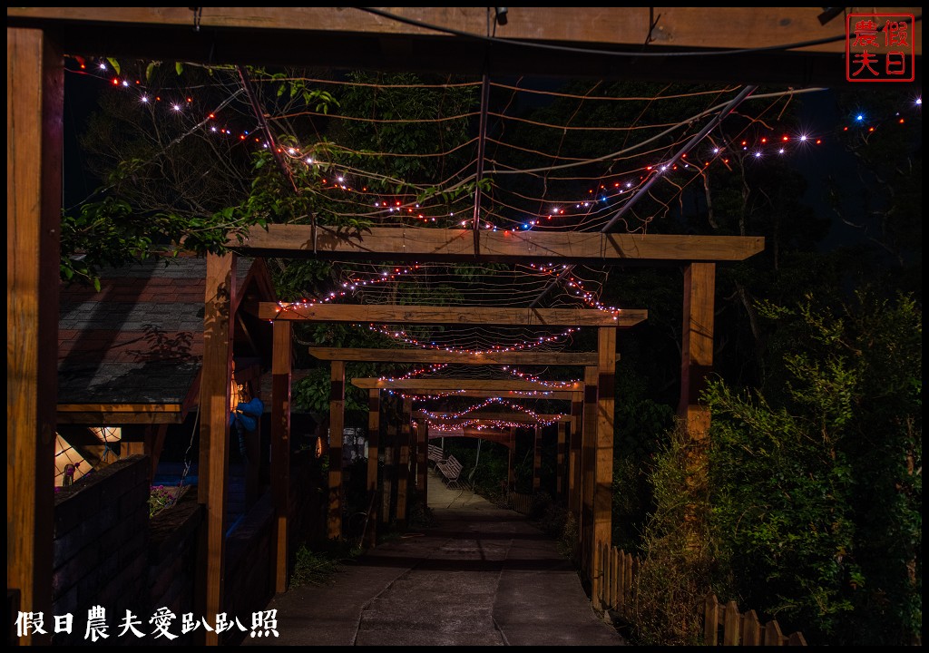 天空之橋假日開放夜間營運|珍珠項鍊掛在彰化平原夜景上 @假日農夫愛趴趴照