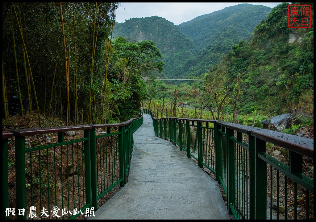 從跨河空中觀瀑平台近距離欣賞竹山第一美瀑瑞龍瀑布的美景 @假日農夫愛趴趴照