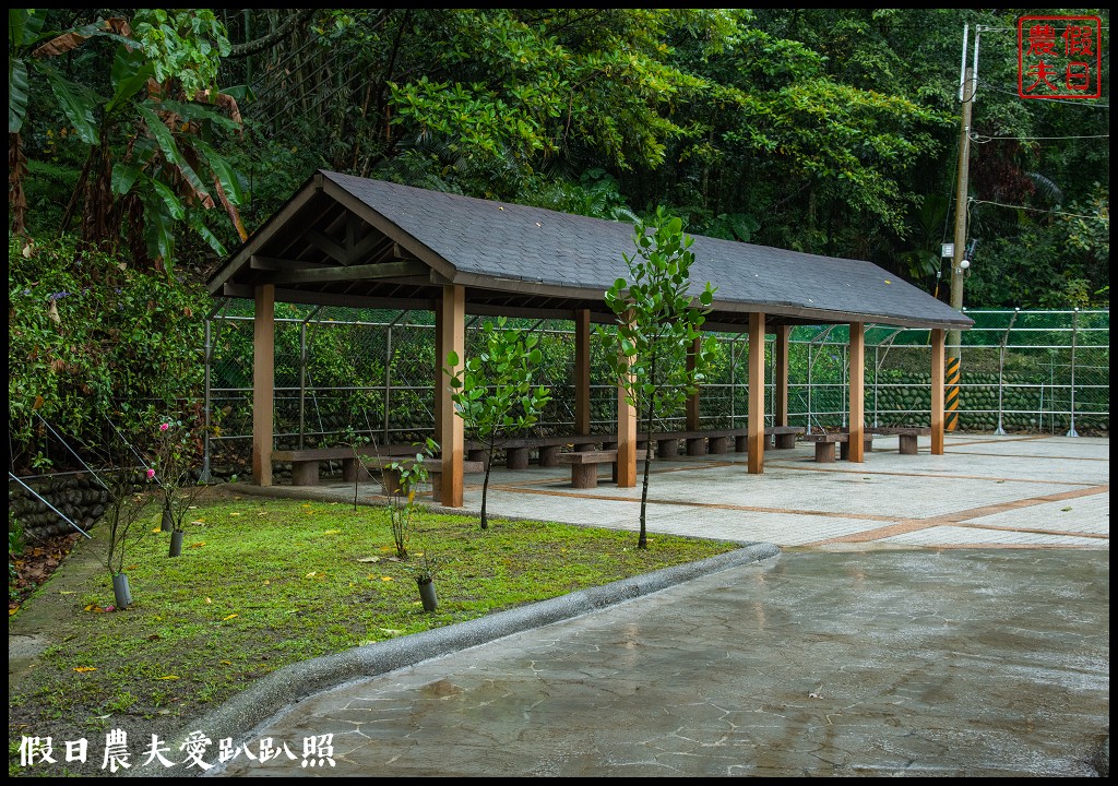 從跨河空中觀瀑平台近距離欣賞竹山第一美瀑瑞龍瀑布的美景 @假日農夫愛趴趴照