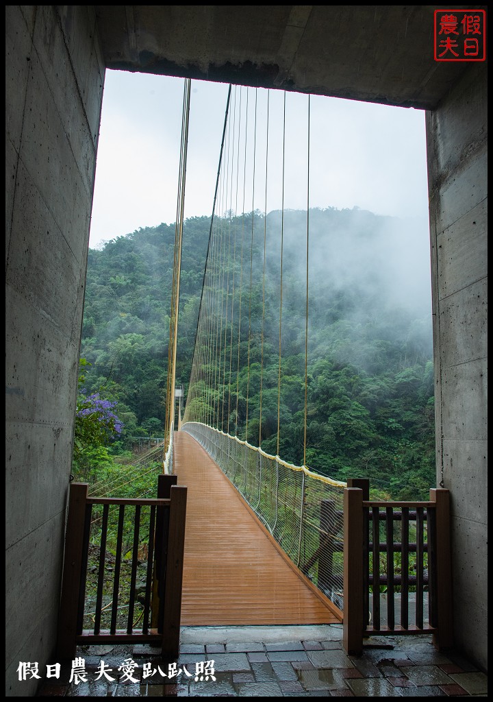 從跨河空中觀瀑平台近距離欣賞竹山第一美瀑瑞龍瀑布的美景 @假日農夫愛趴趴照