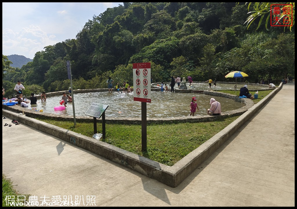 免費聽瀑、賞蝶、戲水|開車就能到能高親水公園能高瀑布 @假日農夫愛趴趴照