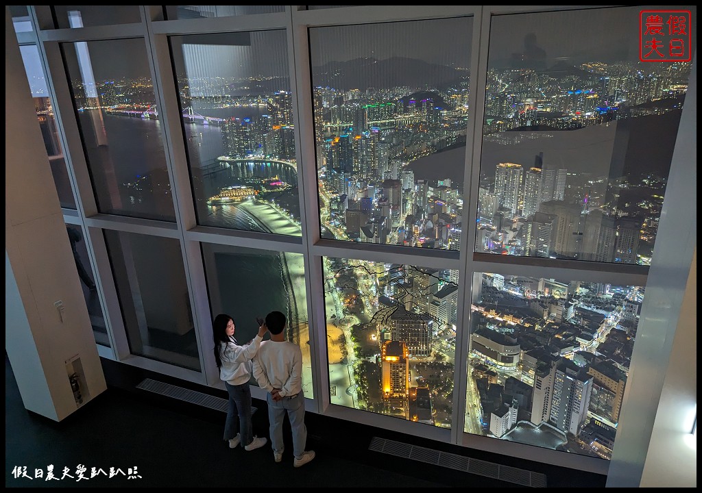 釜山 X the Sky|從100樓的高度觀賞海雲臺海景廣安大橋|VISIT BUSAN PASS免費景點 @假日農夫愛趴趴照