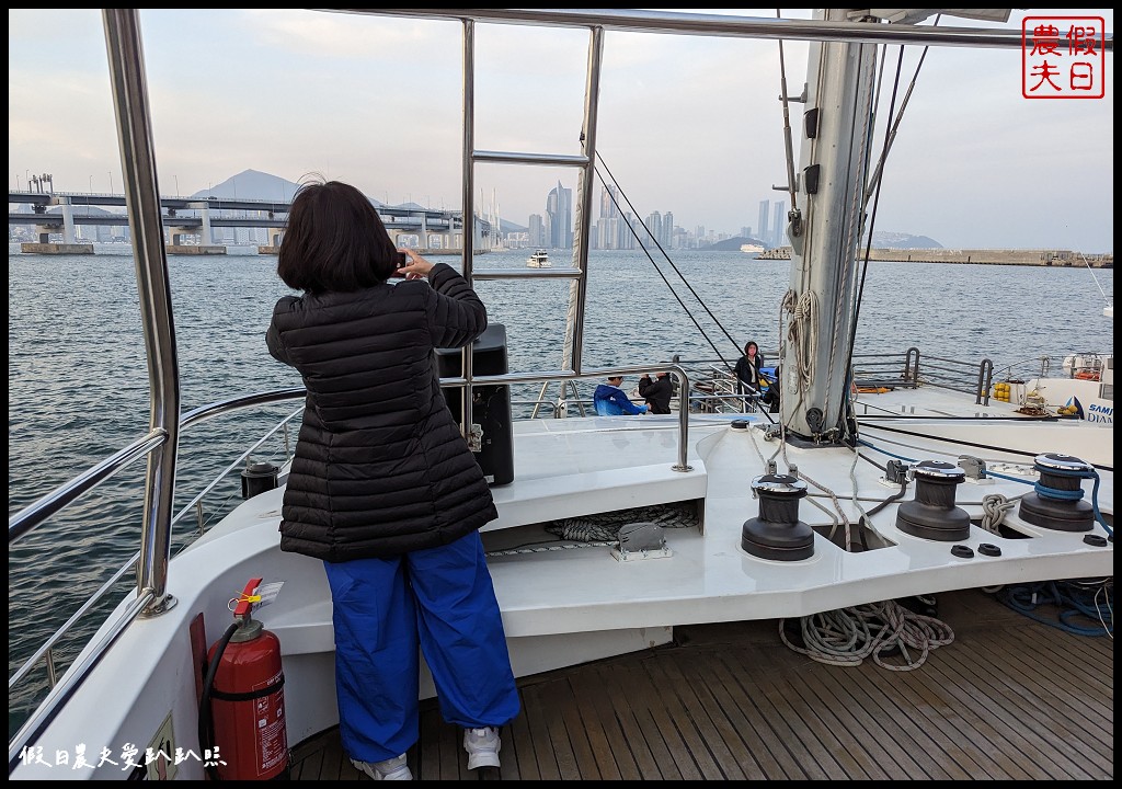 鑽石灣遊艇|從海上以不同角度觀賞廣安大橋|VISIT BUSAN PASS免費景點 @假日農夫愛趴趴照