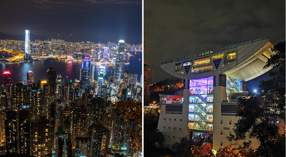 免費香港太平山夜景|凌霄閣摩天台 盧吉道觀景平台從不同角度欣賞百萬夜景 @假日農夫愛趴趴照