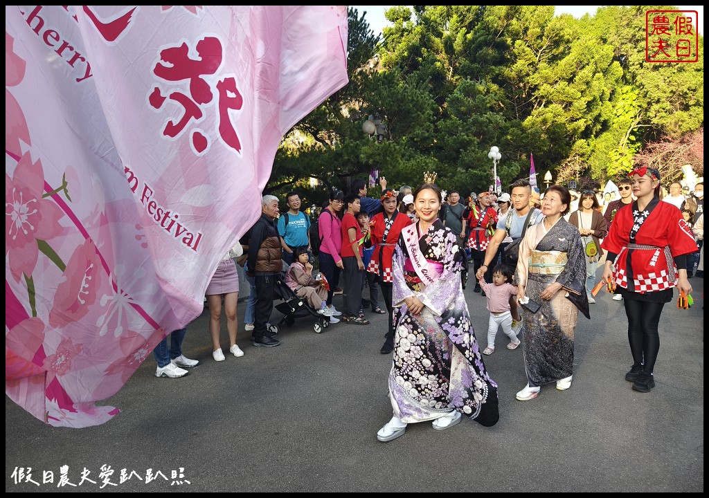 南投九族櫻花祭|跟著日本櫻花女王來賞櫻 櫻花饗宴/櫻花餐桌/九族文化村 @假日農夫愛趴趴照