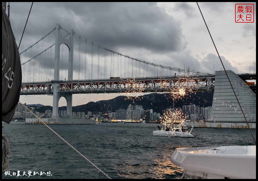 VISIT BUSAN PASS免費景點|Yacht Tour G．從海上以不同角度觀賞廣安大橋/預約方式 @假日農夫愛趴趴照