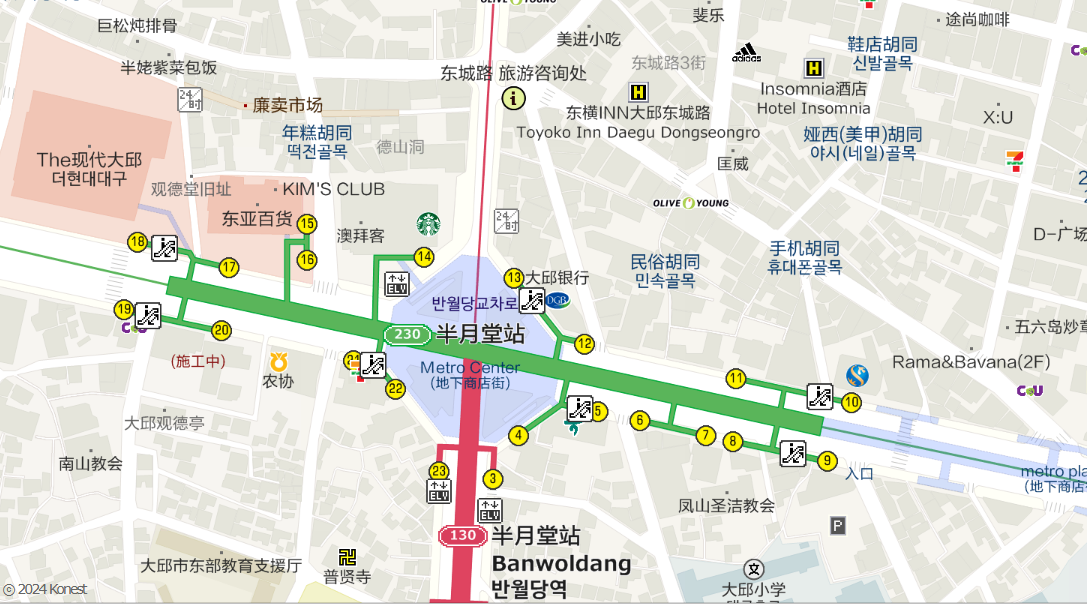 東橫INN大邱東城路店|交通便利東城路商圈還有免費早餐/WOWPASS @假日農夫愛趴趴照