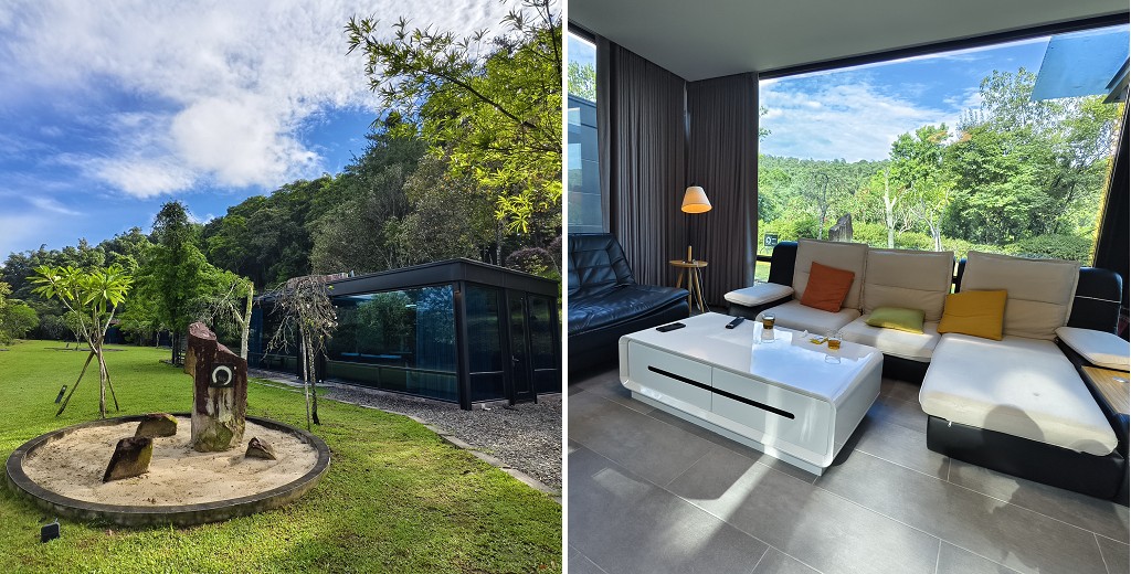 埔里民宿|方圓行止民宿．20坪夢幻玻璃屋＆碳酸氫鈉美人湯湯屋