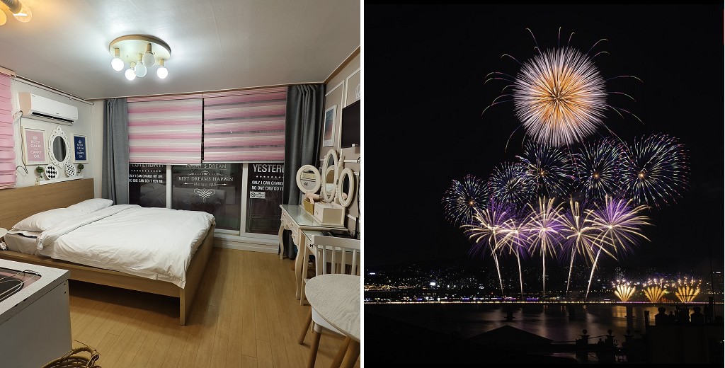 首爾麻浦住宿|漢江民宿.民宿頂樓就能看到首爾國際煙火節 2 首爾國際煙火節